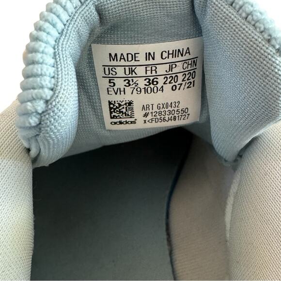 Adidas Originals Rey Galle W Shoes White/Cream/Brown/Blue GX0432 Girls’ Size 5 - Picture 11 of 14